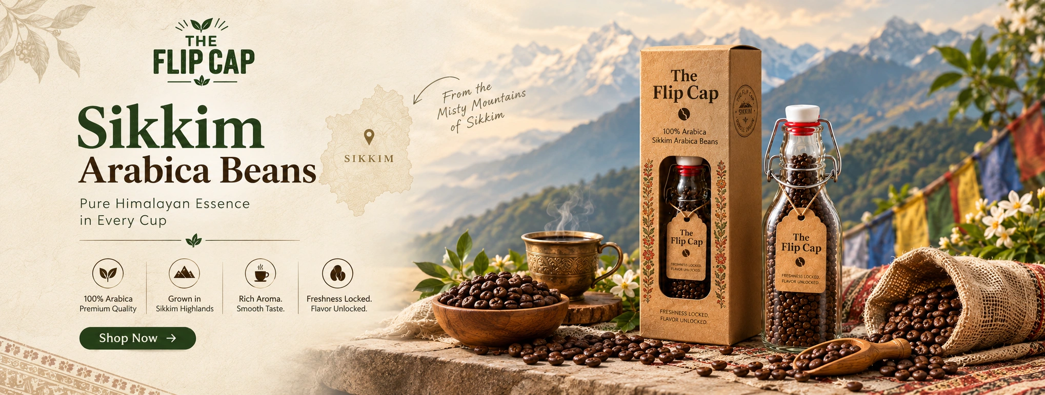 The Flip Cap Banner