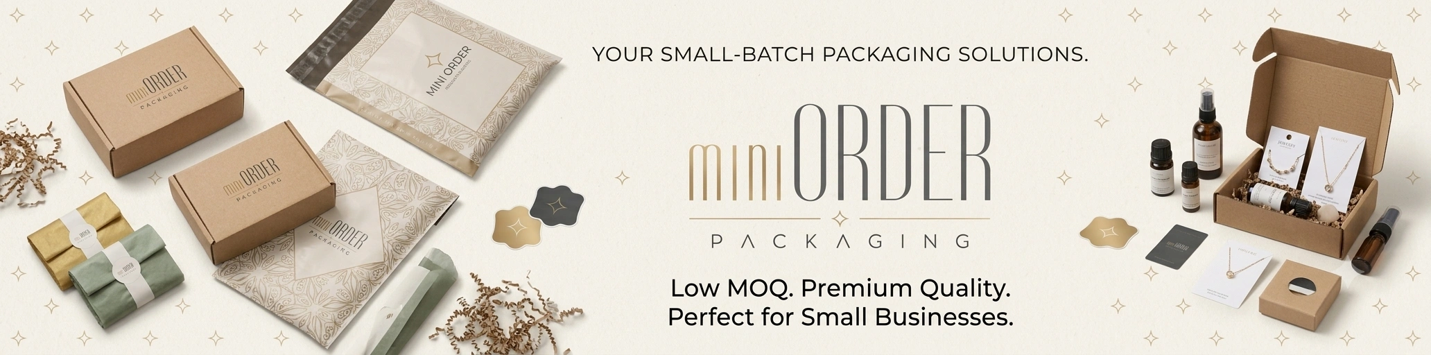 Miniorder Packaging Banner